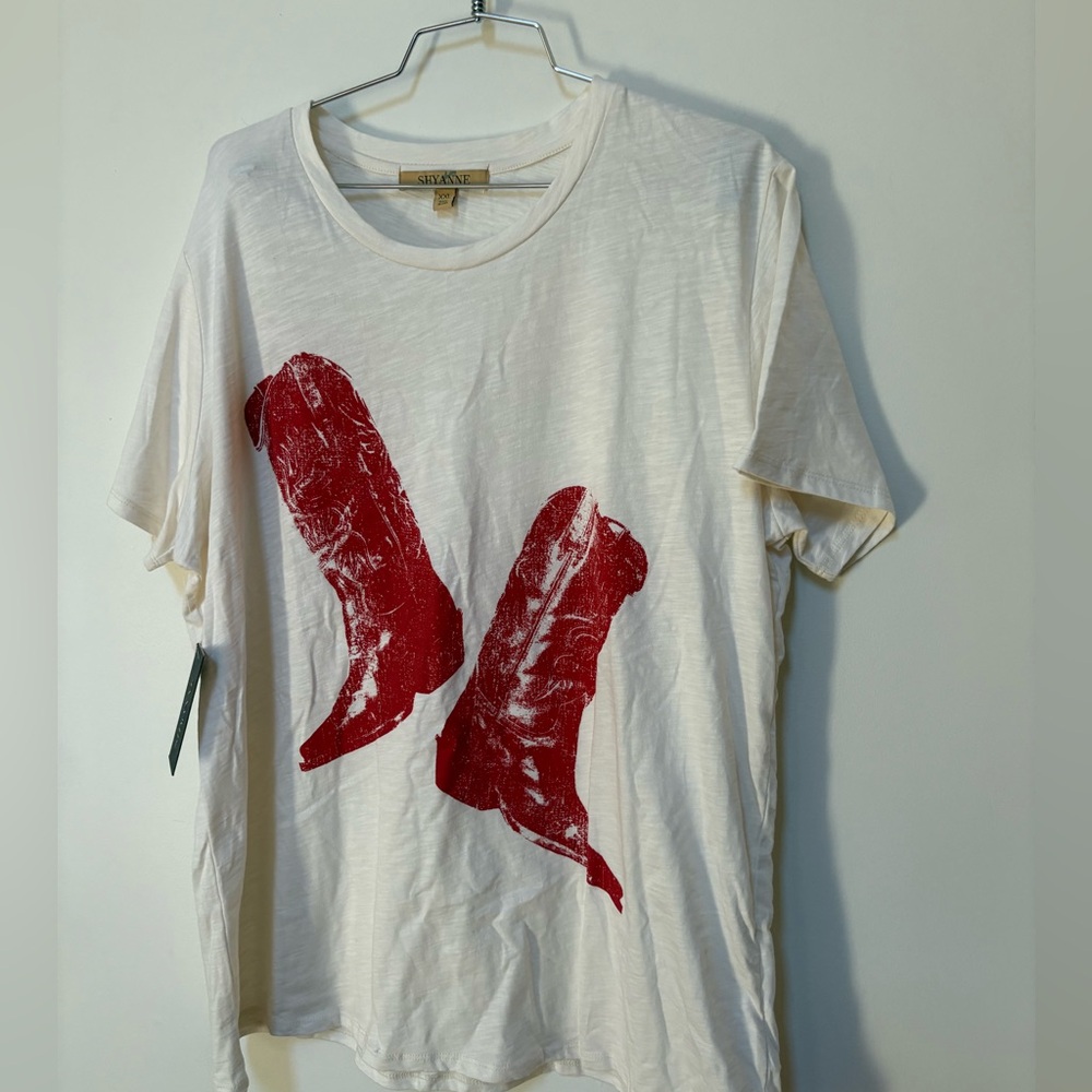 NWT Shyanne Boots Short Sleeve Tee Size XXL - Picture 5 of 13